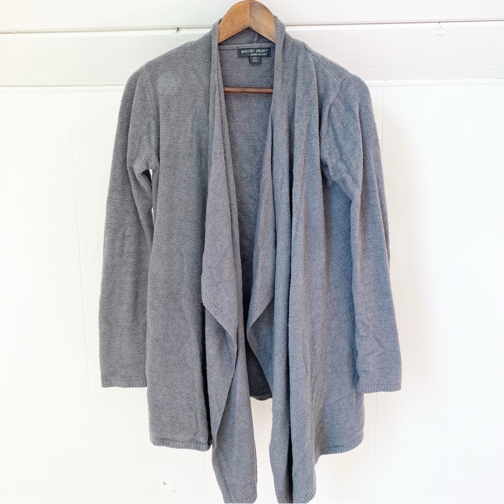 Barefoot Dreams CozyChic Heather Cardigan S/M